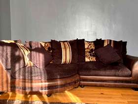 Freecycle Brown corner sofa