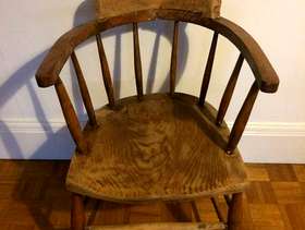 Freecycle Wooden 'captains' chair?
