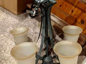 Freecycle Chandelier