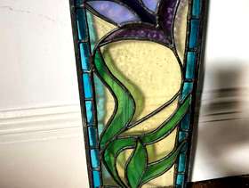 Freecycle Stained Glass panel