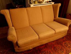 Freecycle 3 seater wing back Sofa