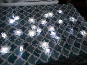 Freecycle Snow flake set of indoor lights
