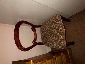 Freecycle Restored genuine antique spoon back chair