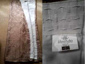 Freecycle One Pair Brocade Curtains