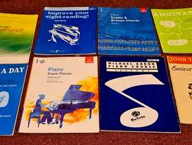 Freecycle Grade One Piano books