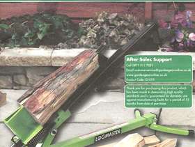 Freecycle Foot operated log splitter