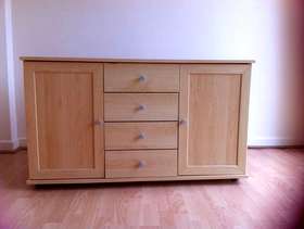 Freecycle Beech sideboard