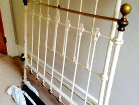 Freecycle VIctorian Metal Double Bedframe