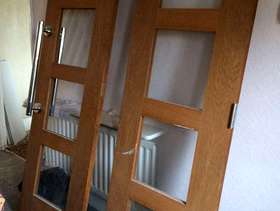 Freecycle Two modern internal doors