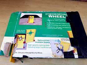 Freecycle Caravan wheel security