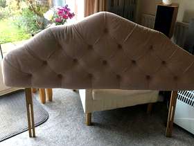 Freecycle Beige double headboard