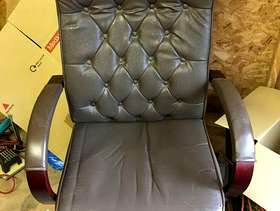 Freecycle Leather effect office chair