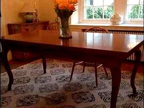 Freecycle Solid Cherry table