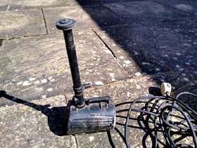 Freecycle Pond pump with fountain