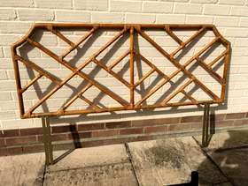 Freecycle Rattan Headboard