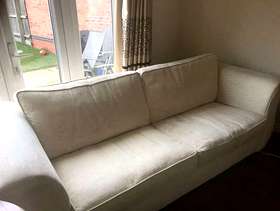 Freecycle Large cream sofa