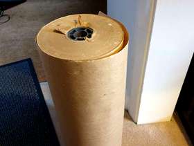 Freecycle Big Roll of Brown Wrapping Paper
