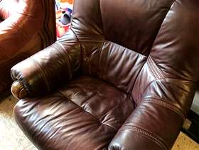 Freecycle Leather armchairs