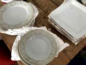 Freecycle Dinner plates and bowls