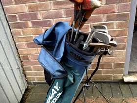 Freecycle Half set golf clubs and bag