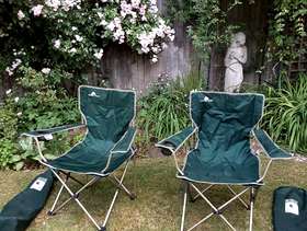 Freecycle Ozark Trail Std Folding Chairs Green
