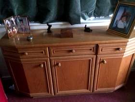 Freecycle Oak-effect Sideboard
