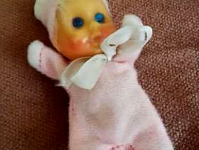 Freecycle Vintage Sofficino Mini Matchbox Doll