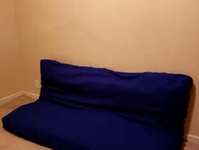 Freecycle Futon mattress and cover - Full - Blue
