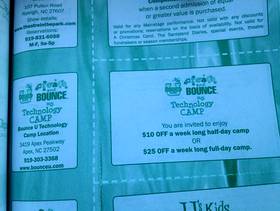 Freecycle Bounce U Technology Camp Coupon