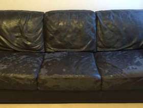 Freecycle Two - 3 seat brown leather sofa