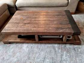 Freecycle Mango wood coffee table