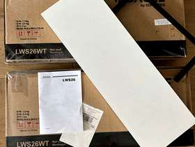 Freecycle Floating shelves (x2 white)