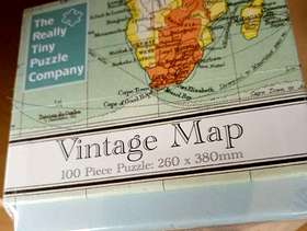 Freecycle New vintage map The Really Tiny Puzzle Company 100 piece ...