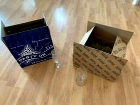 Freecycle Champagne Flutes x 12 & Wine Glasses x 12