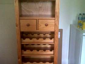 Freecycle Wine/glass storage cupboard