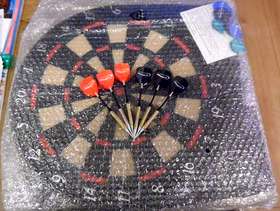 Freecycle Electric / Electronic 8 Player Soft Tip Dart Board with ...