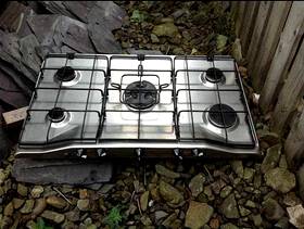 Freecycle Zanussi 5 burner gas hob fully working
