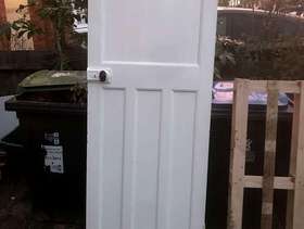 Freecycle 8 x white painted original internal Edwardian doors