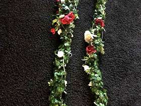 Freecycle 2 x Artificial Garlands in great condition