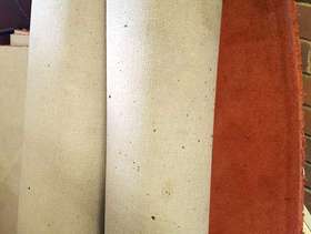 Freecycle Rolls of orange carpet