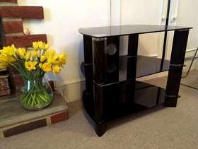 Freecycle John Lewis black TV stand. Suits up to 32-inch TV