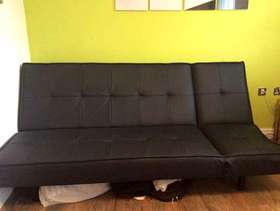 Freecycle John Lewis faux leather sofa bed