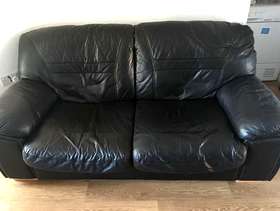 Freecycle Leather sofa bed