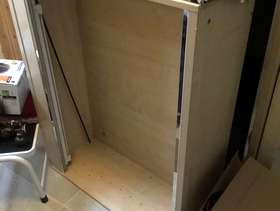 Freecycle Two display cabinets