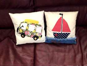 Freecycle Two Craft Cushions