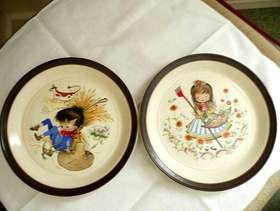 Freecycle Two Children's Nursery Rhyme Plates
