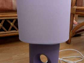Freecycle Lilac lampshade