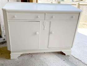 Freecycle Wooden vintage sideboard upcycled