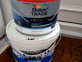 Freecycle Empty paint buckets, 7.5 and 10 litres
