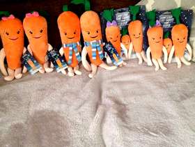 Freecycle Kevin the carrot and family